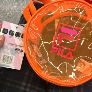 LAST CHANCE BEFORE I REMOVE ORANGE FILA BAG CIRCLE